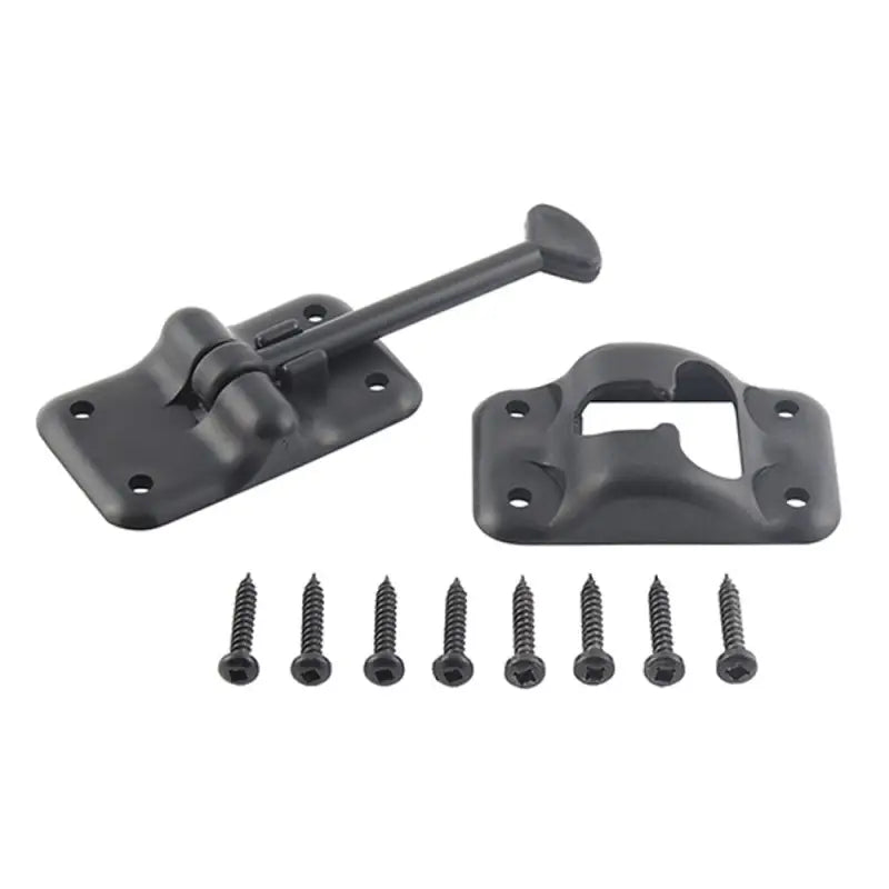 013-084BL Ap Products Plastic Door Holdback 3-1/2 Black a1w013084bl