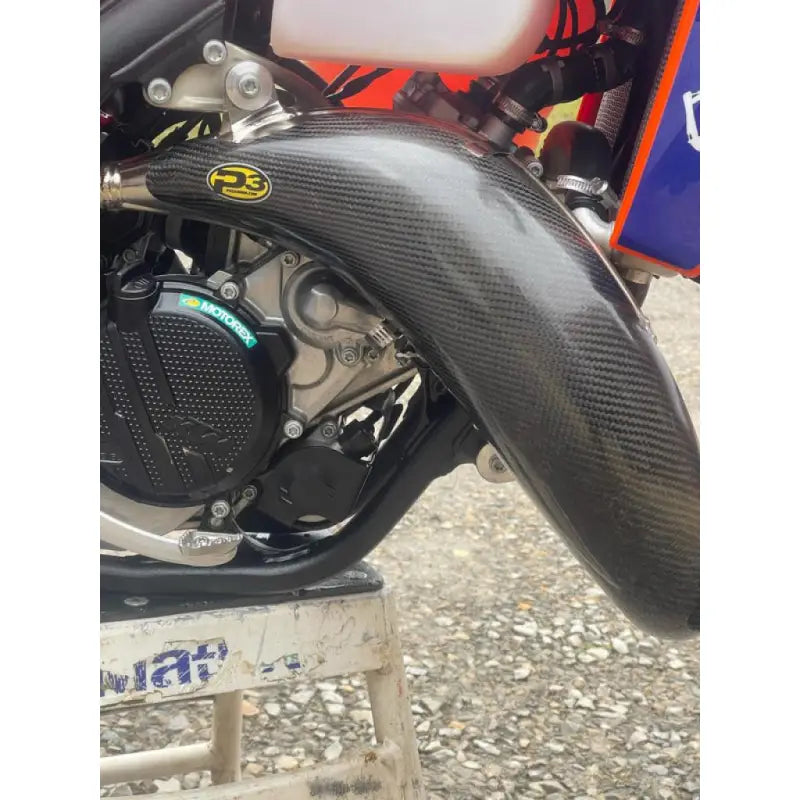 101051 P3 Pipe Guard Carbon Fiber Ktm/Hus wps-670-101051