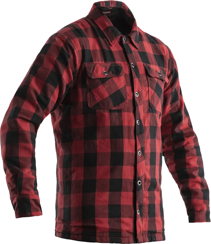 102115RED-46 Rst Kevlar Lumberjack Ce Shirt Red Check Textile Xl wps-556-2115246