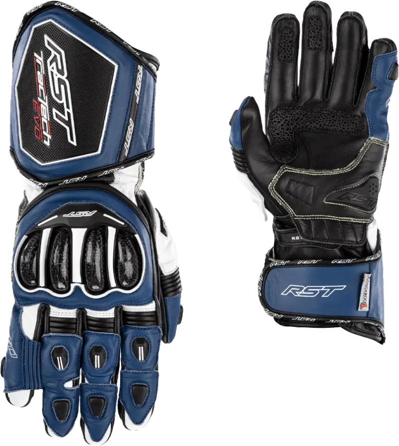 102666BLU-09 Rst Tractech Evo 4 Ce Glove Blue/White/Black Md wps-556-2666109