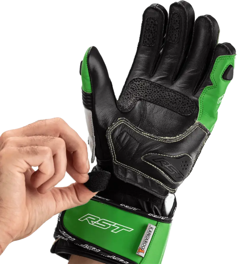 102666NEO-09 Rst Tractech Evo 4 Ce Glove Neon Green/Black Sz 09 wps-556-2666309