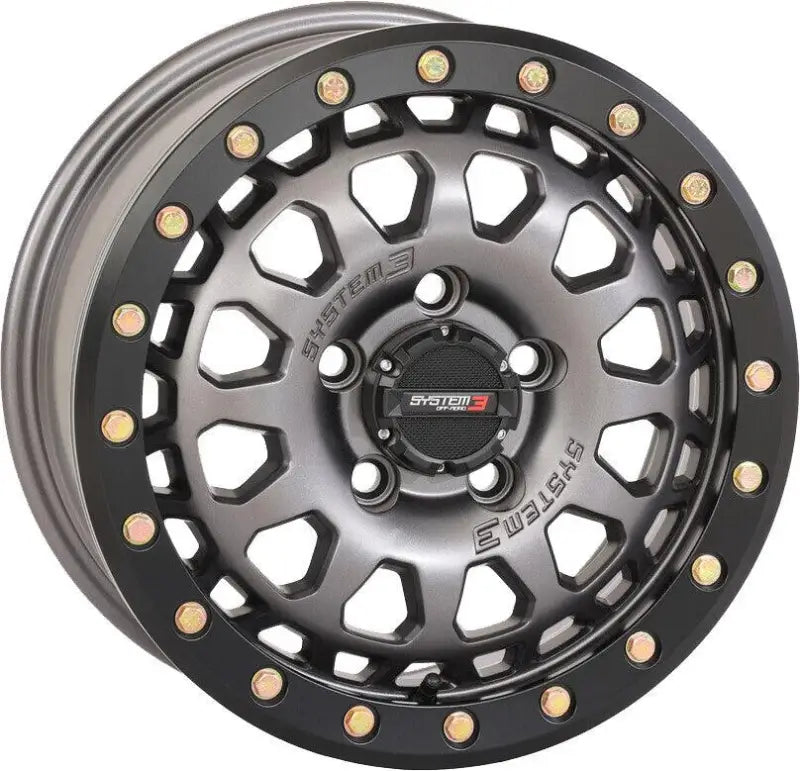 15S3-6644 System 3 Sb6 Bl Wheel 15X7 4+3 (+10Mm) 5/4.5 Gun Metal Grey wps-3-156644