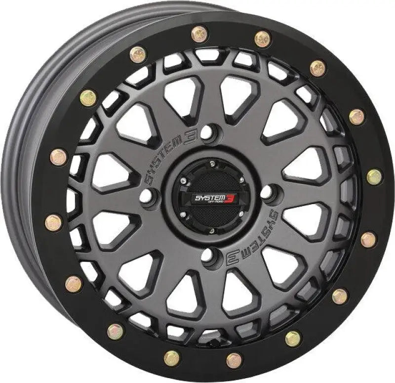 15S3-6655 System 3 Sb6 Bl Wheel 15X7 4+3 (+10Mm) 4/156 Gun Metal Grey wps-3-156655