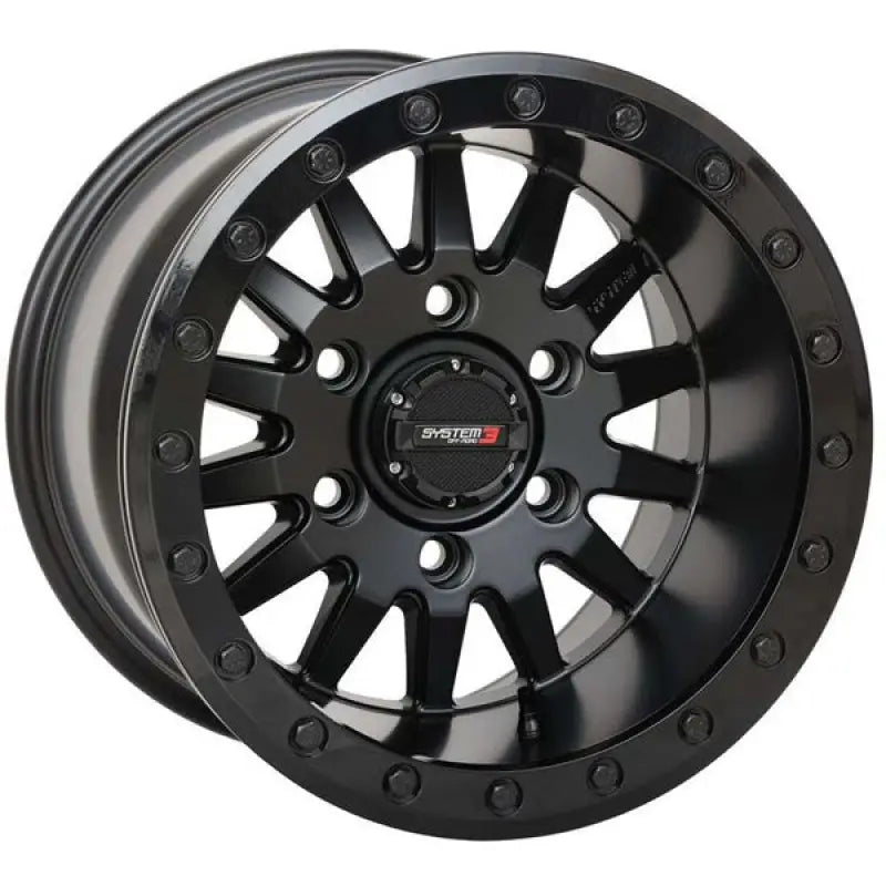15S3-85451 System 3 Sb8 Wheel 15X10 5+5 (0Mm) 5/4.5 Matte Black wps-3-1585451