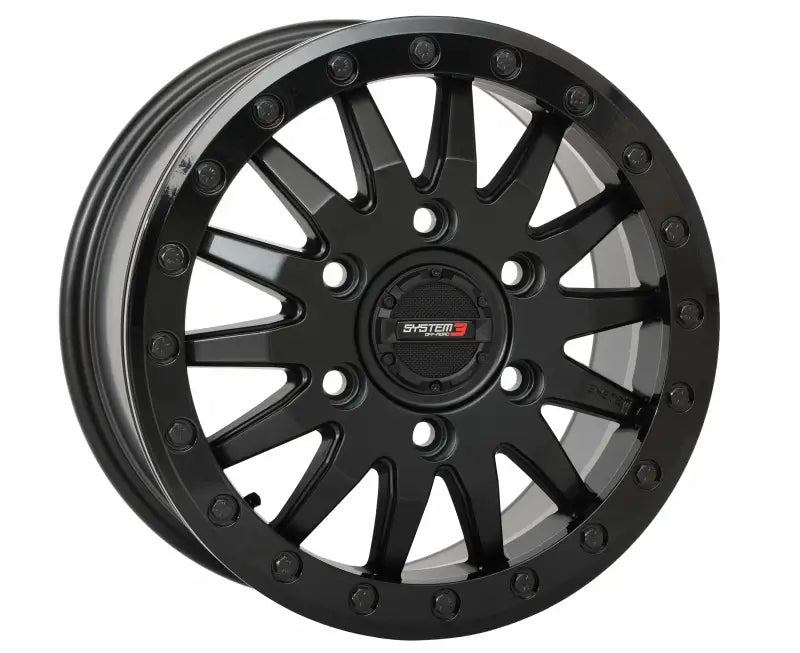 15S3-8565 System 3 Sb8 Wheel 15X7 5+2 (+38Mm) 6/5.5 Matte Black wps-3-158556