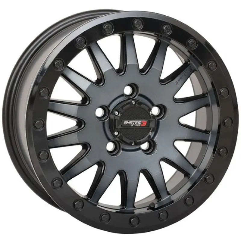 15S3-86451 System 3 Sb8 Wheel 15X10 5+5 (0Mm) 5/4.5 Matte Brushed Grey wps-3-1586451