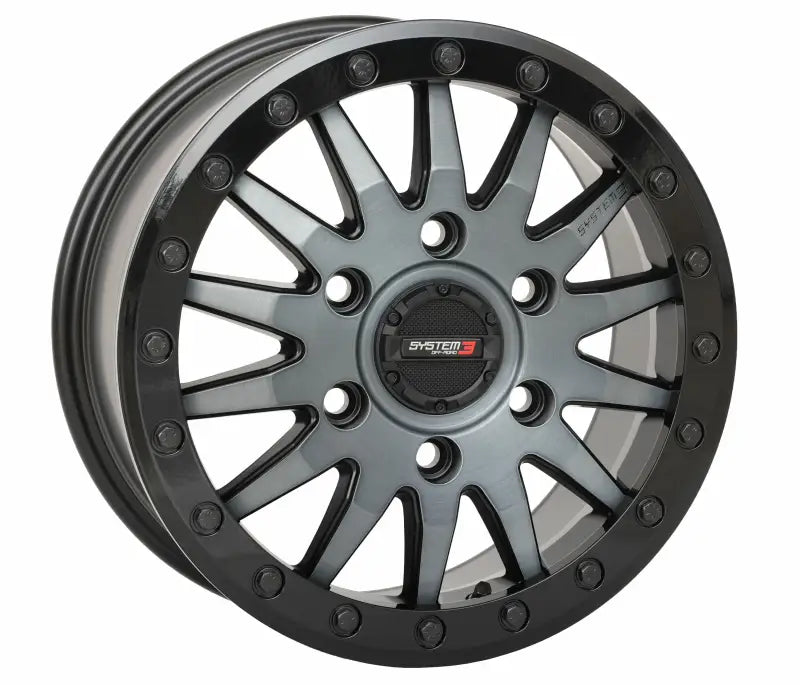 15S3-8666 System 3 Sb8 Wheel 15X7 6+1 (+68Mm) 6/5.5 Matte Brushed Grey wps-3-158666