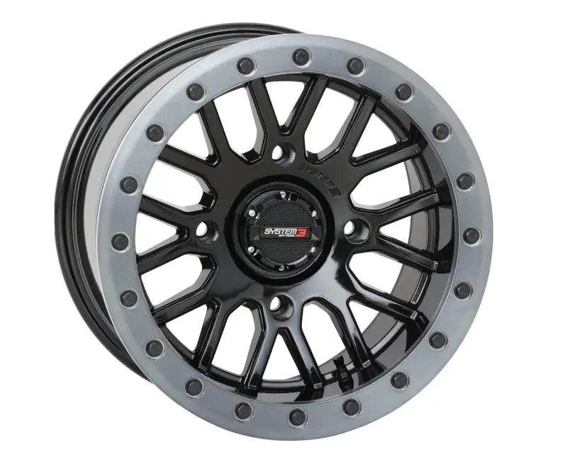 15S3-9137 System 3 Sb9 Wheel 15X9 5+4 (+10Mm) 4/137 Gloss Black wps-3-159137