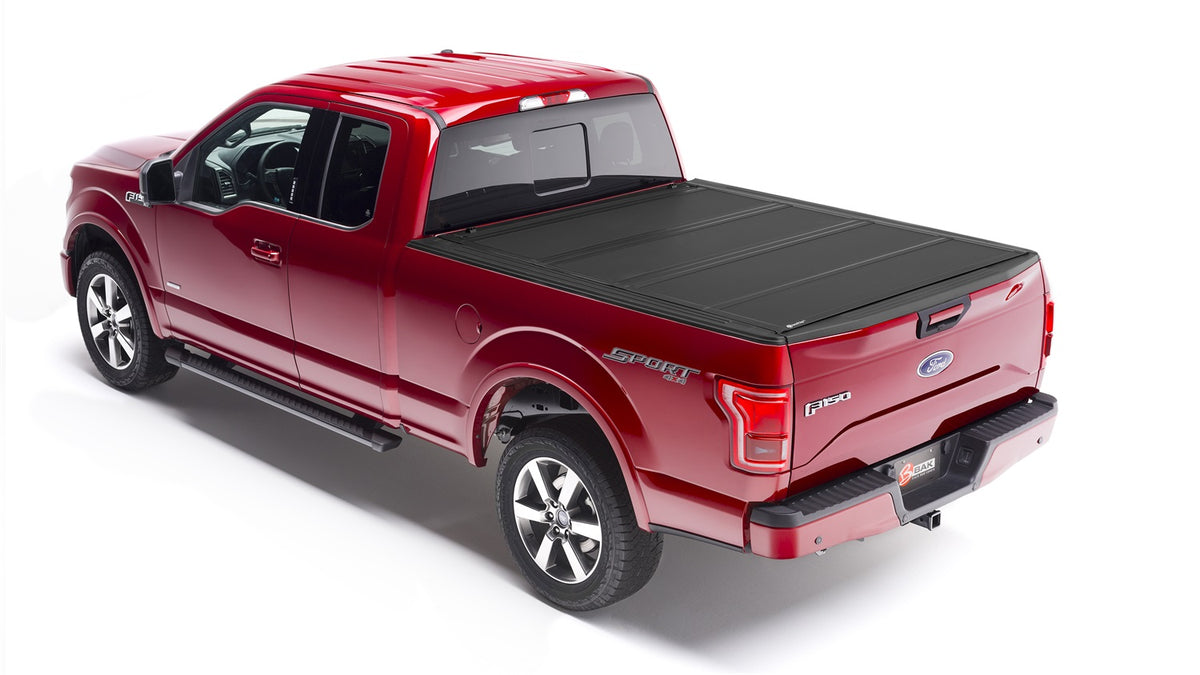 BAK BAKFlip MX4 Hard Folding Truck Bed Tonneau Cover MATTE FINISH Fits 2004-2014 FORD F150 5.7ft Bed Model 448309