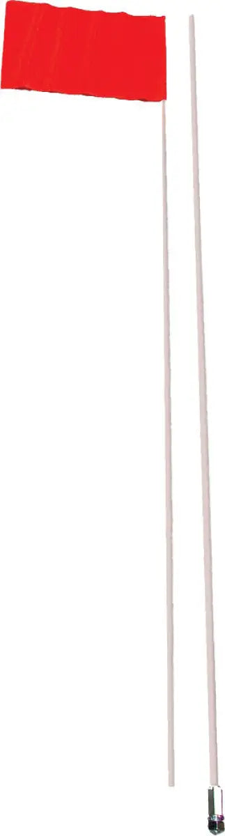 #2 Safety Flag 6ft Ea. 2pc 12"X18" Flag wps-36-20923