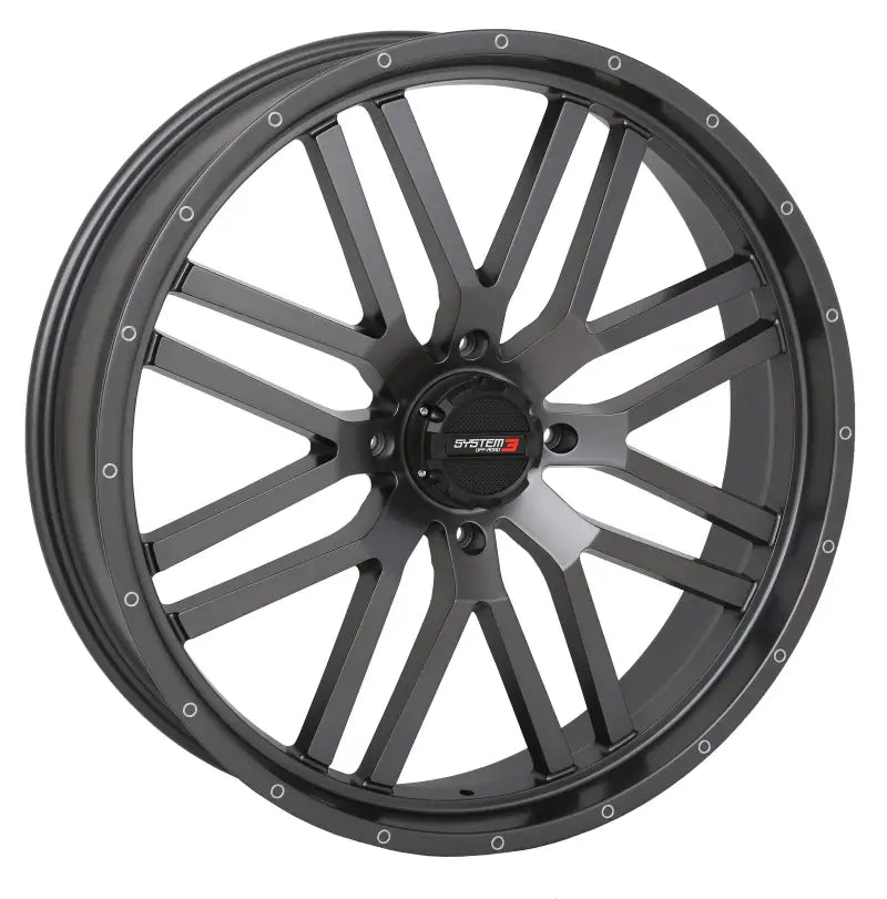 24S3-1556 System 3 St3 Wheel 24X7 4+2.5 (+10Mm) 4/156 Matte Gunmetal Grey wps-3-241556