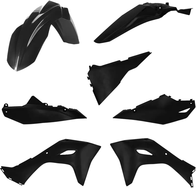 2983560001 Acerbis Plastic Kit Kaw Black wps-29835-60001