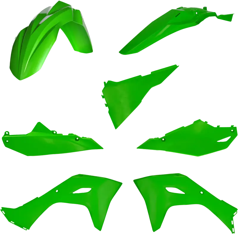2983560006 Acerbis Plastic Kit Kaw Original `24 Green wps-29835-60006