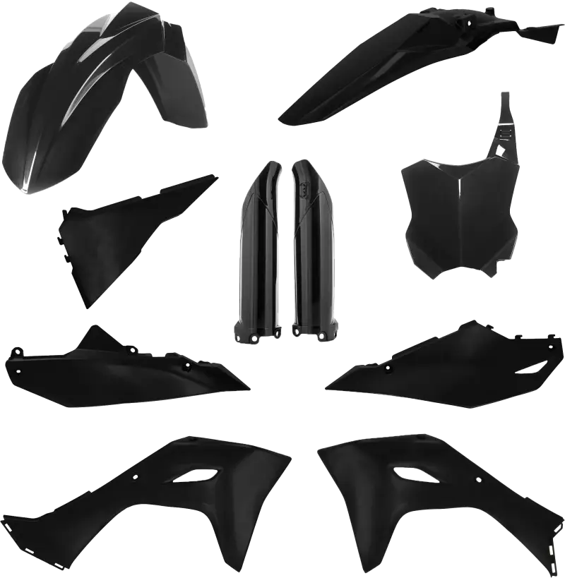 2983570001 Acerbis Full Plastic Kit Kaw Black wps-29835-70001