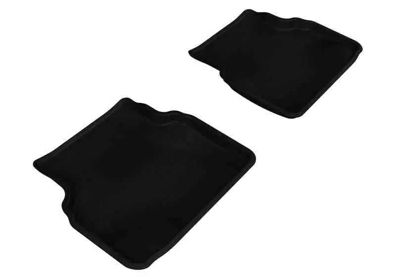 3D MAXpider 2002-2007 Subaru Impreza Kagu 2nd Row Floormats - Black l1sb01021509