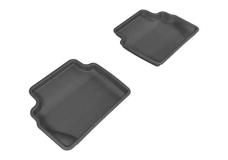 3D MAXpider 2011-2019 Ford Fiesta Kagu 2nd Row Floormats - Black l1fr08021509