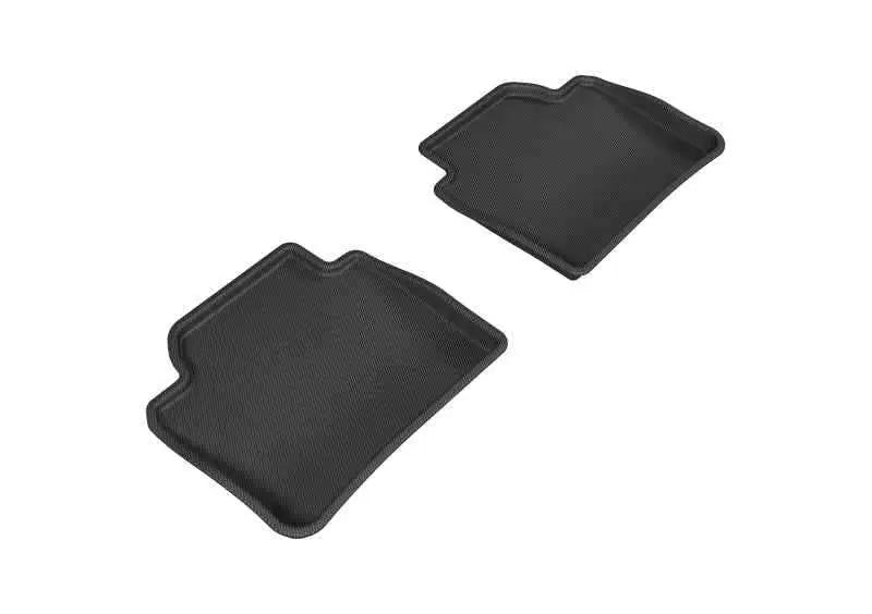 3D MAXpider 2012-2020 BMW 3 Series/4 Series Gran Coupe F30/F36 Kagu 2nd Row Floormats - Gray l1bm03721501