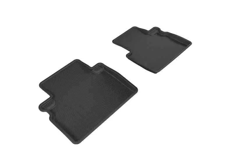 3D MAXpider 2016-2017 Infiniti QX50 Kagu 2nd Row Floormats - Black l1in01921509