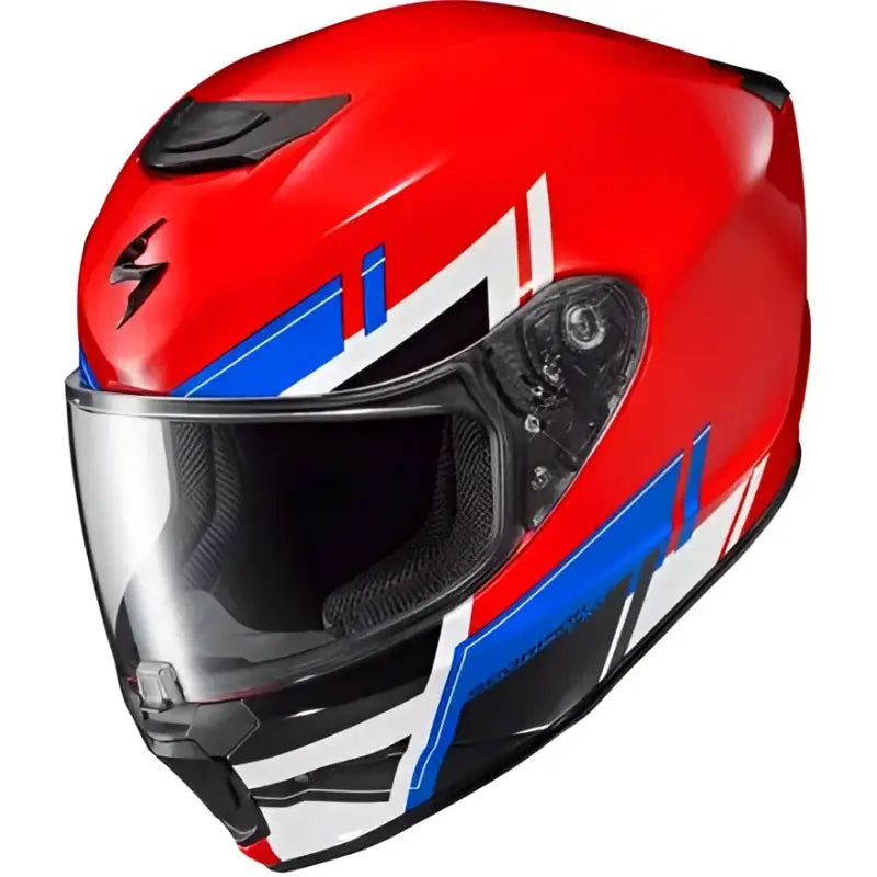 42-2305 Scorpion Exo Exo-R420 Full-Face Helmet Pace Red Lg wps-75-2367l