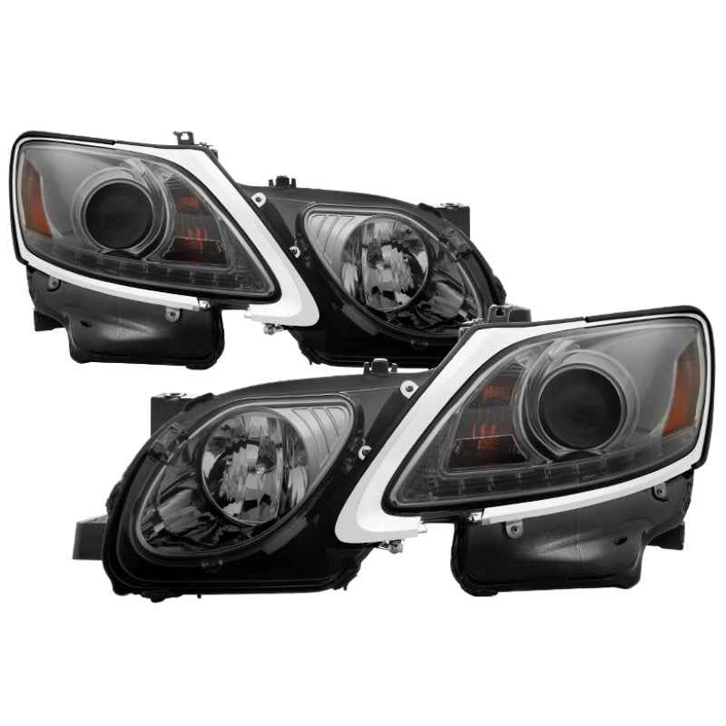 Spyder Lexus GS 300 / 350 / 450 06-11 Headlights - HID Model Only - Smoke PRO-YD-LG06-HID-DRL-SM 5082817