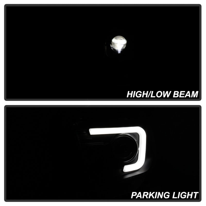 Spyder 14-17 Toyota Tundra(SR/SR5) Light Bar Projector Headlights - LED - Black PRO-YD-TTU14AP-BK spy5088055