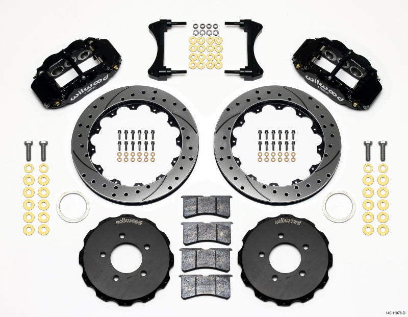 Wilwood Narrow Superlite 6R Front Hat Kit 12.88in Drilled 2006-Up Civic / CRZ wil140-11978-D