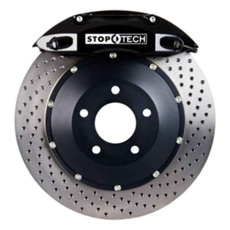 StopTech BBK 01-07 BMW M3 (E46) Rear 4 Piston ST-40 355x32mm Black Calipers Drilled Two Piece Rotors 83.137.0047.52