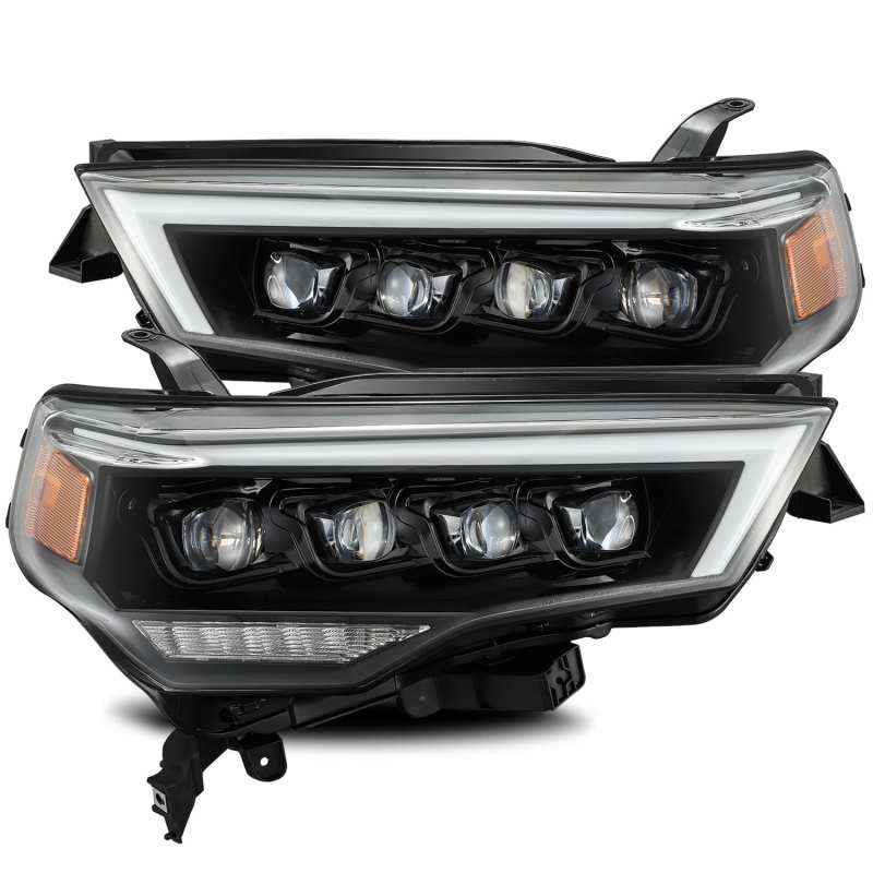 AlphaRex 14-20 Toyota 4Runner NOVA LED Proj Headlights Plank Style Alpha Black w/Activation Light 880723