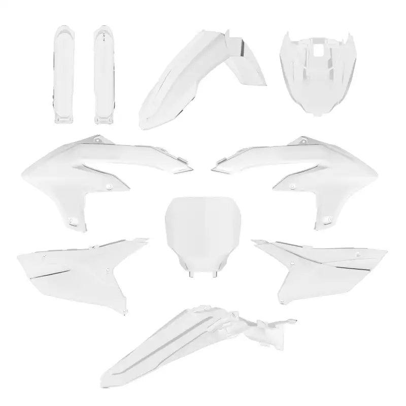 91350 Polisport Plastic Body Kit Yam White wps-64-91350