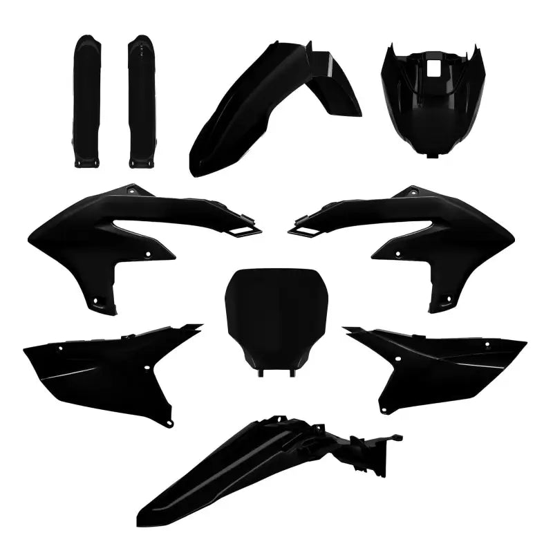 91351 Polisport Plastic Body Kit Yam Black wps-64-91351