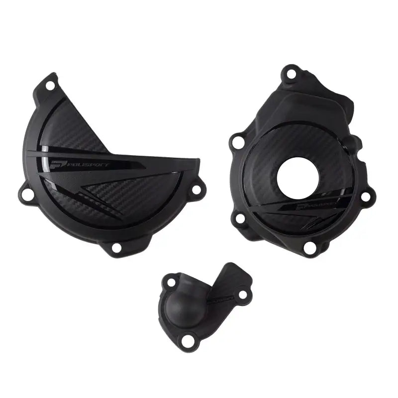 91370 Polisport Engine Protection Kit Black Ktm/Hus wps-64-91370