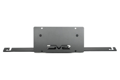 Ford Bronco Capable Bumper Slanted Front License Plate Mount by DV8 Offroad