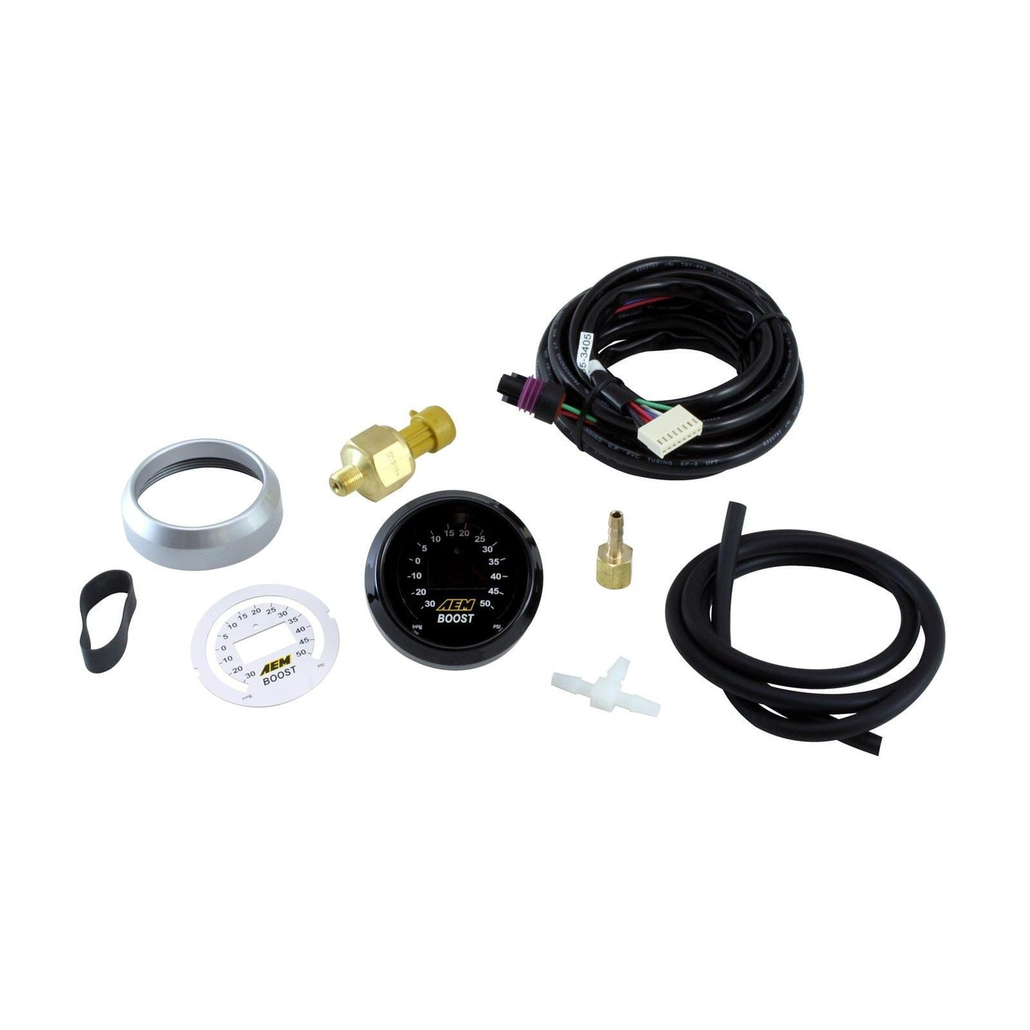 AEM 52mm Digital Boost & Vacuum Gauge 30-50PSI