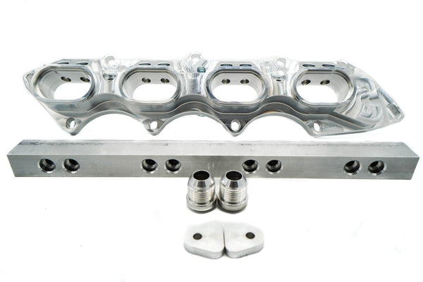 Autosports Engineering Honda B Series Billet Intake Flange B16 B18 Single or Dual Injector