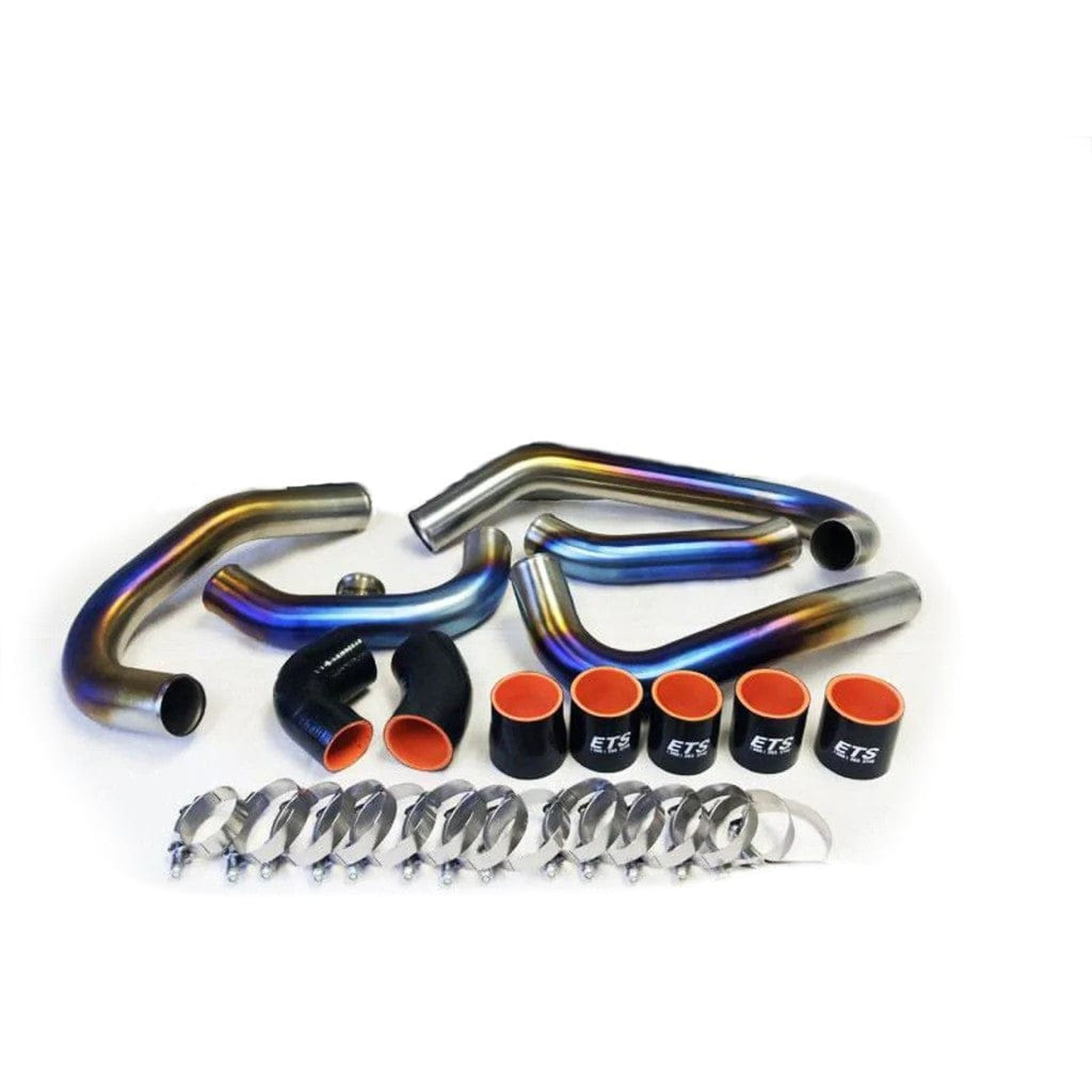 ETS Burned Titanium Front Mount Intercooler Piping Kit 2004-2007 Subaru STI