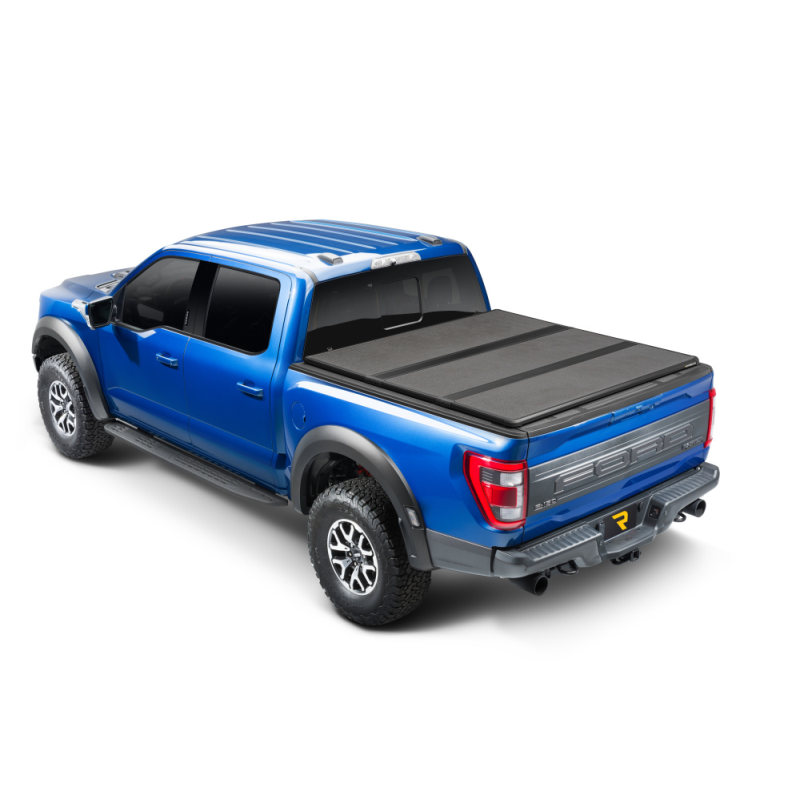 Extang Solid Fold ALX Tonneau Cover - Black Textured Paint - 2017-2022 Ford F-250/350 6' 10" Bed Model 88486