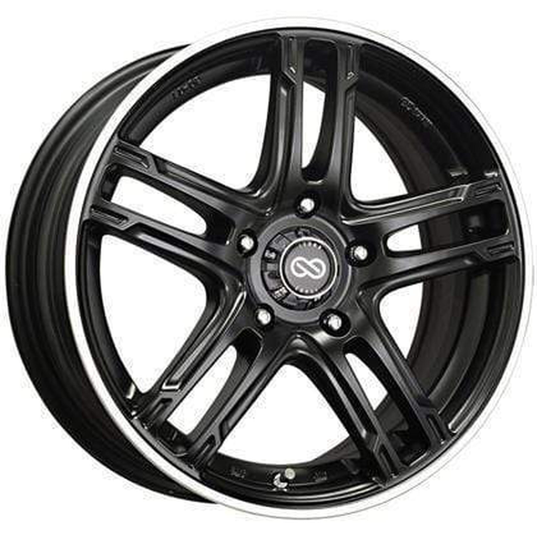 Enkei FD-05 17x7 5x100 40 2 Black Machined | 434-770-8040BKM