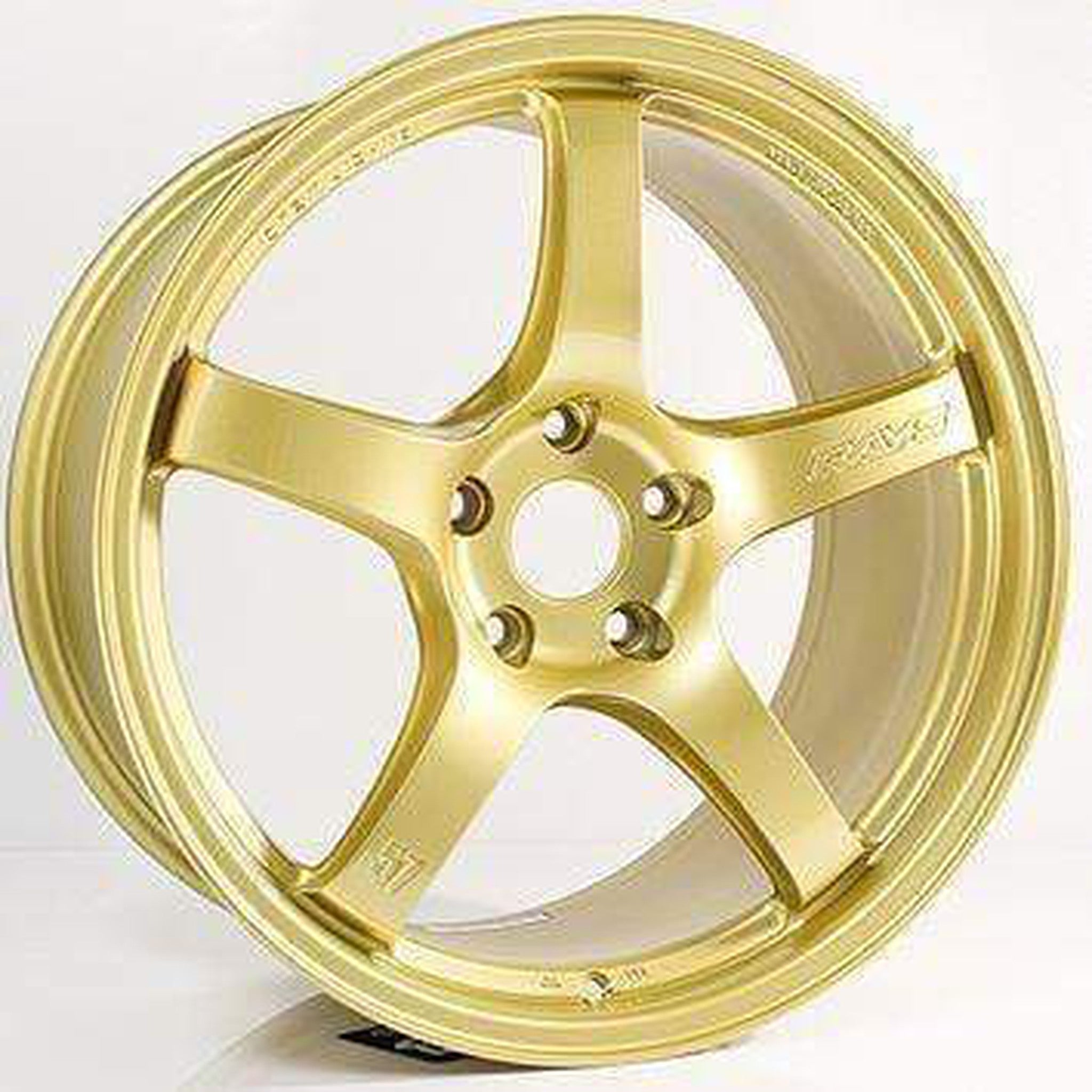Gram Lights 57CR 19x9.5 +45 5x100 Almite Gold Wheel