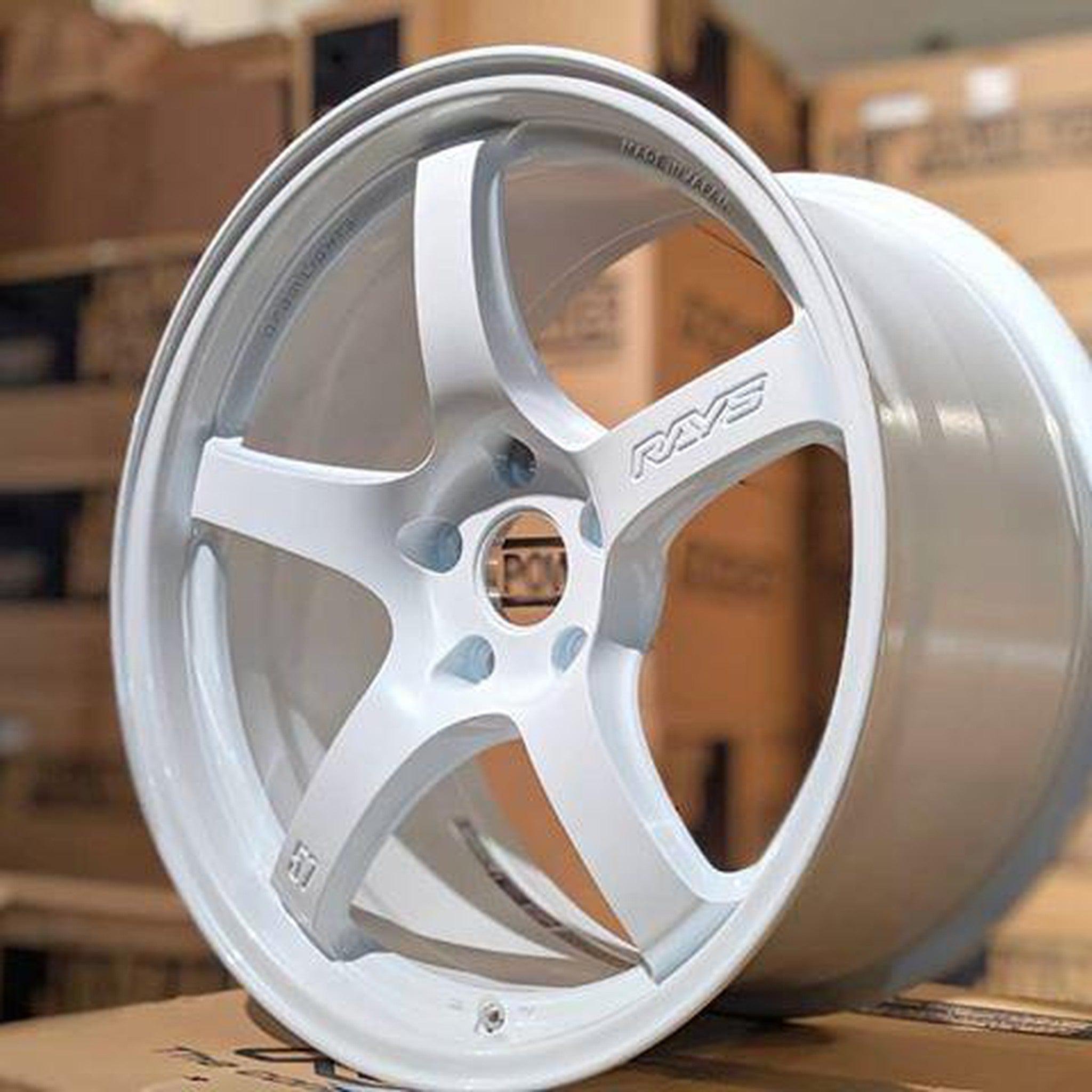 Gram Lights 57CR 19x9.5 +45 5x114.3 Ceramic Pearl Wheel