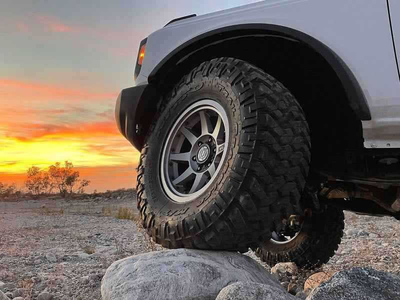 ICON Rebound Pro 17x8.5 6x5.5 25mm Offset 5.75in BS 93.1mm Bore Titanium Wheel 21817858357TT