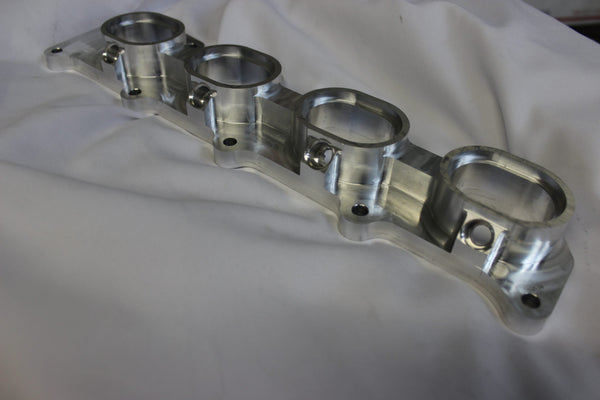 ASE Honda S2000 F20C F22C Billet Intake Flange Dual Injectors