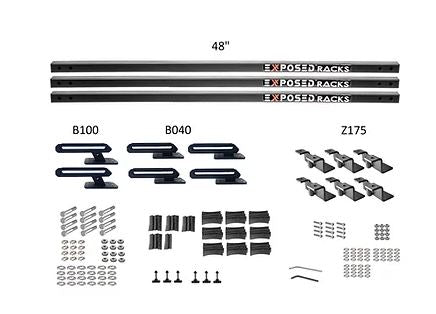 Exposed Rack 8-00-5674-BK Roof Rack Kit EXR8005674BK