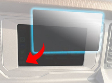 Ford Bronco 6G 8" Screen Fingerprint Dash Screen Protection Film by Vortex