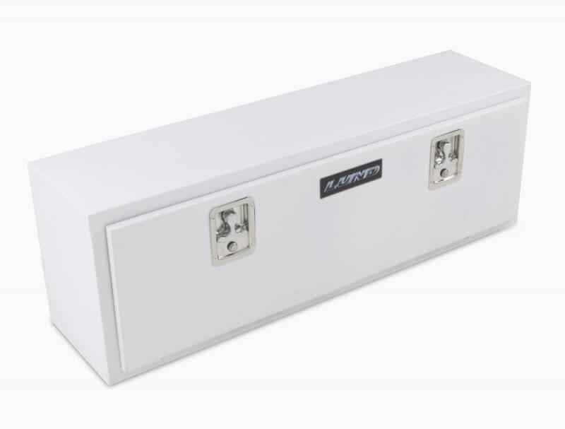 Lund Universal Steel Top Mount Storage Box - White 86148