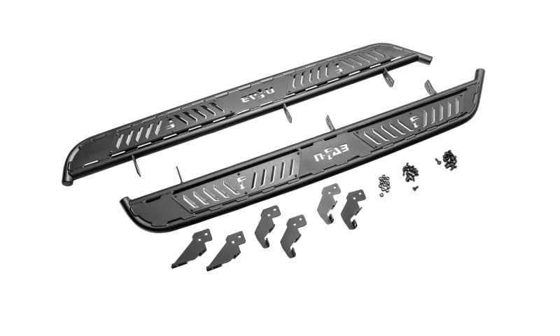 N-FAB 2021 Ford Bronco 4 Door Roan Running Boards - Textured Black NBF214B-TX