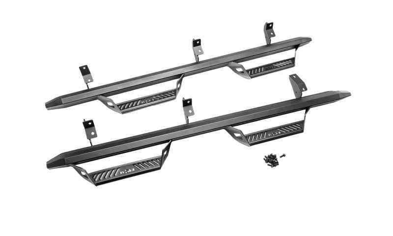 N-Fab Predator Pro Step System 2021 Ford Bronco 4 Door - Tex. Black PRF2172B-TX