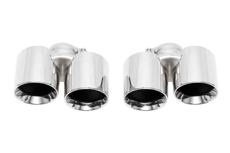 SOUL 12-16 Porsche 991.1 Carrera Base (without PSE) Bolt On Exhaust Tips - Polished Chrome POR.991B.POL