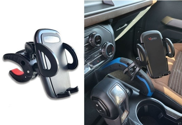 Ford Bronco Center Console Phone Holder Compatible by Vortex