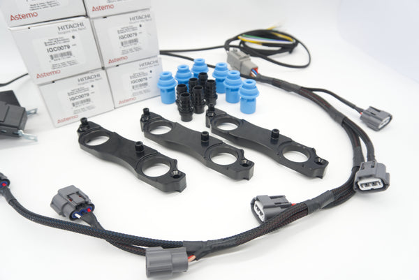 Autosports Engineering 2JZ 1JZ Nissan R35 Coil Brackets BLACK