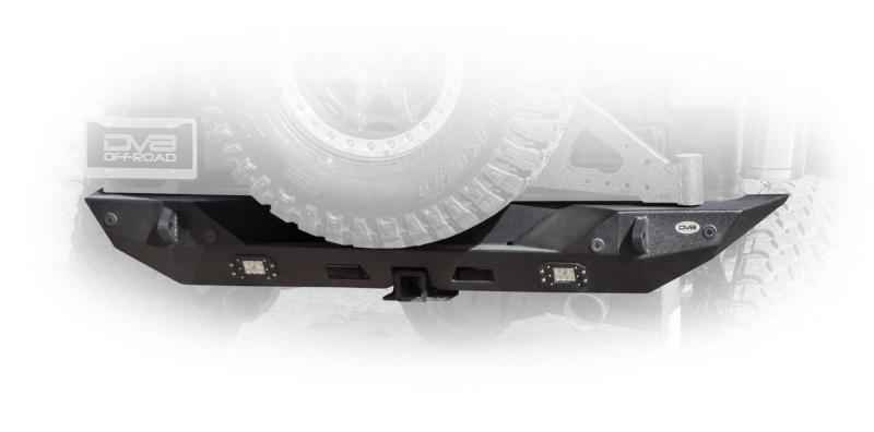 DV8 Offroad 2018+ Jeep Wrangler JL Rear Bumper w/ LED Lights RBJL-01